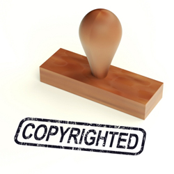 Copyrighted rubber stamp. Photo from freedigitalphotos.net